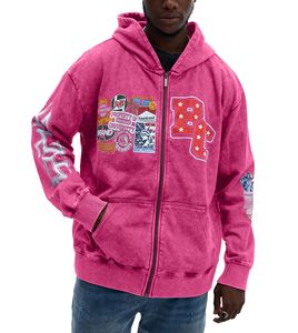 Trendy Custom Quarter <b>Zip</b> <b>Hoodie</b> Mens Heavyweight Pullover Fleece Sweatshirt Embroidered Logo Wholesale Pullover with <b>Pocket</b> - Product Image 1
