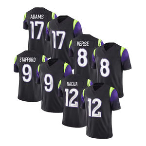 New Style Custom Design Best <b>American</b> Football Sports Jerseys Breathable <b>Clothing</b> Apparel & Accessories with Short Sleeves - Product Image 2