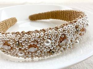 Diademas Ligeras Luminosas Bordadas a Mano con Cuentas de Diseñador 2025 para Mujeres y Niñas, Diademas de Tela Multicolor de Alta Calidad - Product Image 3