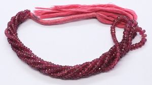 Cuentas facetadas de rubelita natural AAA de 3.25-5 mm, cuentas de turmalina rosa natural con tonalidades de rubelita para la fabricación de joyería. - Product Image 5