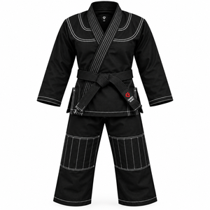 CHAMPS GEARS Kimono de Jiu-Jitsu Brésilien Personnalisé en Coton Tissé Perlé, Uniforme BJJ, Vêtement d'Arts Martiaux Modèle CGBJJ-08 Unisexe Respirant - Product Image 4