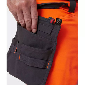 Construction <b>Cargo</b> Multi Pocket Shorts Reflective Tape High Visibility Safety 100% Cotton Security <b>Working</b> Shorts - Product Image 3