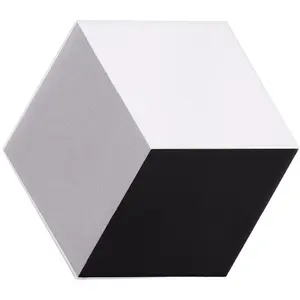 200*230*115mm en gris blanco negro 3 colores Medici Hexagonal de