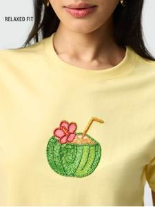 Attractive Supplier <b>Beaded</b> Embroidery Handmade Vintage Engagement <b>Silver</b> Plated Heart-Shaped Unisex T-Shirt Fashion Daily Use - Product Image 4
