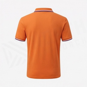 เสื้อโปโลคุณภาพสูงสำหรับผู้ชาย ผ้าฝ้าย ไซส์ใหญ่ เสื้อผ้ากีฬาระบายอากาศได้ดี สีสันปรับแต่งได้ เสื้อผ้ากีฬาพรีเมียม - Product Image 2