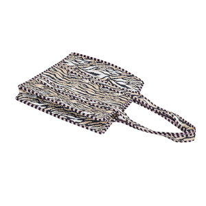 Sac fourre-tout en coton imprimé bohème, motif floral, fait main, réversible, fermeture éclair supérieure, écologique, léger, matelassé, automne, lavable - Product Image 3
