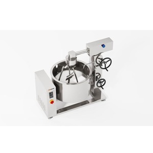 Olla de vapor con inducción y revestimiento giratorio Amicook 380V/440V, modelo comercial de inducción, duradero, moderno, ergonómico para sopas. - Product Image 1