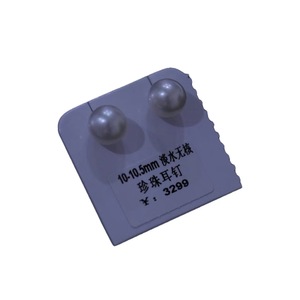 ต่างหูทรงสี่เหลี่ยมแบบย้อนยุคประดับมุกจูจี้ 14k ทองคำแท้ พร้อมเพชรซิคอเนีย 7-7.5 มม. ประกายมุกเต็มเม็ด - Product Image 5