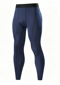 Pantalones de Compresión Verde Neón para Hombre, Cintura Elástica, Franja Lateral, Secado Rápido, Deportivos, para Fitness, Ligeros, de Verano - Product Image 6