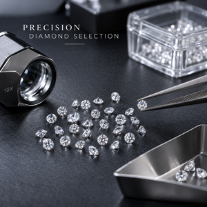 Diamantes Redondos Brillantes Finos |   Piedras Melee Cultivadas en Laboratorio, Color FG, Claridad VS, 0.08-0.13ct, 2.7-3.2mm, para Diseño de Joyería - Product Image 3