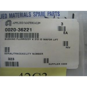 3 AMAT 0020-36221 Bushing Fluorozoy K 312 ID Wafor - Équipements et pièces semi-conducteurs de renommée mondiale à la confiance du marché - Product Image 1