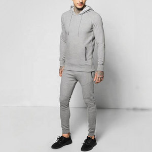Unisex Winter Solid Pattern Slim Fit Custom Hoodie <b>Jumpsuit</b> Set Breathable Eco-Friendly Heavyweight Quick Dry Streetwear <b>Velour</b> - Product Image 3