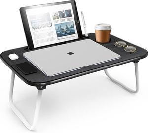 Wholesale An VIET FURNITURE <b>Foldable</b> MDF Laptop Stand-Floor Stand High Quality Portable Computer <b>Desk</b> For Home Office Use - Product Image 2