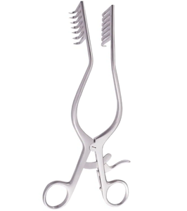 Retractor Cerebelar Miskimon 7x7 con Puntas Afiladas y Brazos Angulados de 22 cm de Longitud, Retractor Neuroquirúrgico para Cirugía Cerebral de Acero Inoxidable - Product Image 6