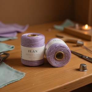 Bobina di Corda in Cotone Ilan 3mm Colore Viola per Cucito e Artigianato - Product Image 2