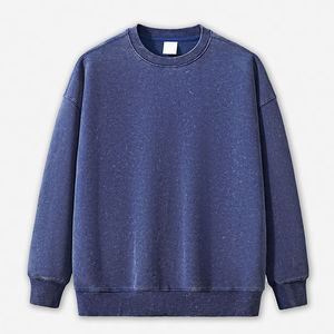 เสื้อสเวตเชิ้ตทรงโอเวอร์ไซส์ HEPL046 รุ่นออทัมน์เทรนดี้ ผ้าหนา 360gsm ล้างสีแบบแอซิดวอช  โลโก้ปรับแต่งได้  สั่งขั้นต่ำ 1 ตัว สำหรับฤดูหนาว - Product Image 4