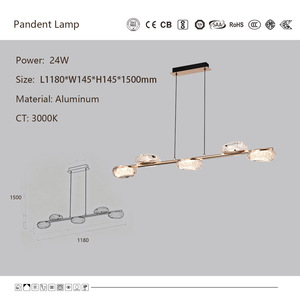 Nuovo stile moderno ha portato le luci del pendente del ristorante, <span class=keywords><strong>paralume</strong></span> in <span class=keywords><strong>cristallo</strong></span> acrilico, luci a sospensione di alta qualità. - Product Image 4