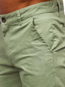 Pantalones Cortos de Golf para Hombre 2026, de Cintura Media, 100% Algodón, Diseño Liso, Largos hasta la Rodilla, Casuales de Verano con Cierre de Botones - Product Image 2