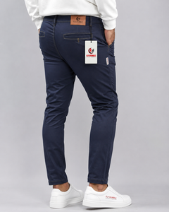 Pantalon cargo en denim délavé pour homme Fly Humble, coupe classique, kaki, coton, formel, respirant, léger, couleur unie, style été - Product Image 4