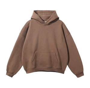 Casual Men’s <b>Hoodies</b> – Solid Color, Quick Dry Polyester, Loose Fit, Kangaroo Pocket Design - Product Image 2