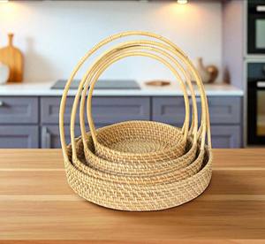 Cesta de ratán de alta calidad, cesta al por mayor, cestas artesanales de ratán, exportación desde Vietnam, libre de impuestos a la UE, EE. UU. - Product Image 1