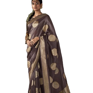 Último diseñador Pure Organza Saree Zari Weaving Work Fab Zone Party Alta calidad Indian Pakistani Ethnic Incluye Salwar Kameez - Product Image 1