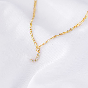 Collar con Colgante de Circonita con Letra Inglesa, Estilo Europeo Americano, Diseño de Nicho, Versátil, Ligero y de Lujo, para Clavícula - Product Image 3