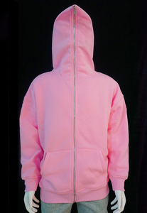Sweat-shirt à capuche pour femme en polyester/nylon, fermeture éclair, couleur unie, respirant, coupe régulière, ensemble jogging d'hiver, poches latérales - Product Image 5