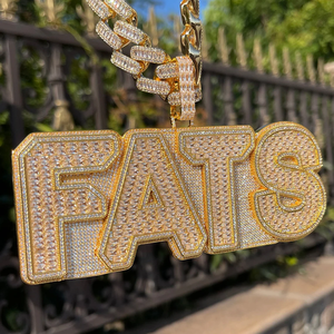 จี้เพชรโมอิสซาไนต์แบบกำหนดเอง สไตล์ฮิปฮอป VVS ประดับเพชรเต็มตัว  จี้ตัวอักษรเงินแท้ 925  จี้เพชรโมอิสซาไนต์สั่งทำ - Product Image 5