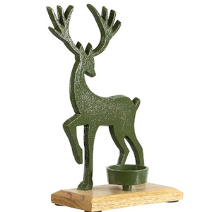 Reindeer and Tree Metal Christmas <b>Tealight</b> <b>Holder</b> Christmas Reindeer and Tree Metal <b>Tealight</b> <b>Holder</b> - Product Image 4