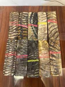 Couteau en corne de buffle noir, plaques de manche en corne de bélier naturelle pour taille personnalisée - Product Image 5