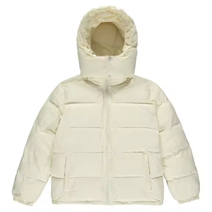 Online Wholesale <b>Men</b> Outdoor <b>Running</b> Winter <b>Jacket</b> Custom Hooded Heavy Designer Puff Padded Coat Bubble <b>Men</b> Shiny Puffer <b>Jacket</b> - Product Image 4