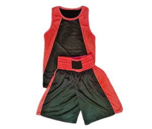 Tenue de compétition de boxe en polyester 100 %, ensemble short et gilet de boxe, kimono de jiu-jitsu - Product Image 3