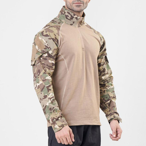 Chemise tactique homme à manches longues, haute élasticité, confortable, séchage rapide, respirante, robuste, pour entraînement et <span class=keywords><strong>sport</strong></span> en plein air - Product Image 1