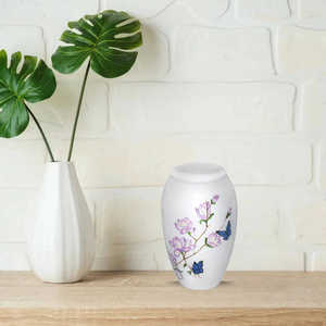 Urna Funeraria Insh Overseas, Estilo Europeo Moderno, Personalizable, para Adultos, Hecha a Mano, de Aluminio Cilíndrico, Capacidad de 3-4L - Product Image 2