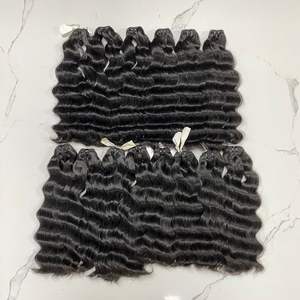 Top qualité lâche ondulé Double dessiné 100% Extension de cheveux humains vietnamiens tissage cheveux cuticule aligné best-seller pour les femmes noires - Product Image 3