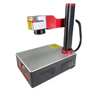 Mini Desktop 20w 30w JPT M7 MOPA Fiber Laser Marking Machine for Color Marks on Stainless Steel Metal