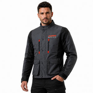 Veste Softshell de Course Professionnelle pour Hommes, Respirante, Imperméable, Coupe-Vent, % Polyester, Sport de Plein Air, Motorsport, Coupe Ajustée, Performance - Product Image 3