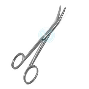 Tijeras de enucleación para instrumentos quirúrgicos, curvatura media y fuerte, puntas romas, fabricadas en Pakistán - Product Image 5