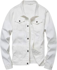 Men's Premium <b>Denim</b> <b>Jacket</b> Vintage Washed Cotton Button Front Casual Streetwear Fashion Outerwear <b>Custom</b> OEM ODM Wholesale Fit - Product Image 1