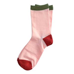 Premium Men's Cotton <b>Crew</b> <b>Socks</b> Color Block Soft Breathable Casual Design Custom ODM for Men and <b>Women</b> - Product Image 1