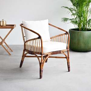 Restaurant hotel decor furniture rattan <b>cane</b> <b>chair</b> for lounge living room modern style <b>chairs</b> - Product Image 6