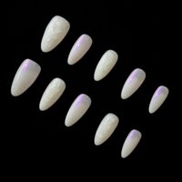 Ongles press-on professionnels peints à la main, gel multicouche, qualité supérieure, application facile, vente en gros, prix compétitif