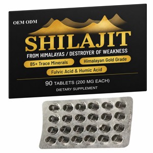 Tabletas de Shilajit del Himalaya OEM ODM al por Mayor, 200 mg, Suplemento Mineral 100% Puro y Natural para Energía, Resistencia y Apoyo Inmunológico - Product Image 1