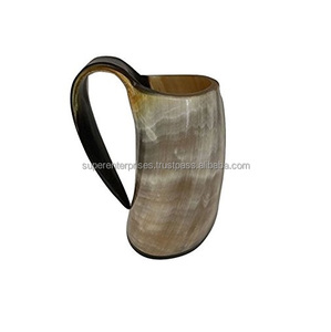 Solid Colored Horn Design Drinking <b>Mug</b> for Beer Drinking Indoor Decor Unique Material Design Drinking <b>Mug</b> - Product Image 2