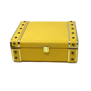 Caja de Joyería Decorativa de MDF Roja con Diseño de Papel Impreso para Almacenamiento y Regalo, Organizador de Joyas de la India - Product Image 4