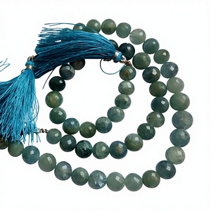 AAA Aquamarine Faceted Round <b>Ball</b> Beads 9-9.5 MM Natural Aquamarine Gemstone Beads 9.5 Inch Faceted Aquamarine Round Beads - Product Image 6