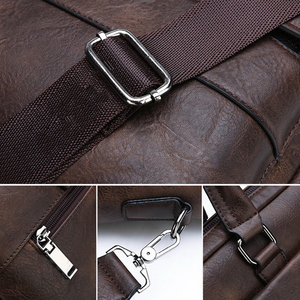 Sacs à ordinateur portables en cuir décontractés de haute qualité pour un usage unisexe, design durable et écologique, léger - Product Image 4