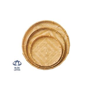 HOT SELLING Bamboo Tray Premium Quality Clean Surface Ideal for Serving Food and Organizing Tableware Enhances Presentation - Product Image 1