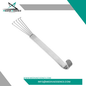 เครื่องถ่างแผลแบบแอนเดอร์สัน แบร์ คลอว์ รีทรัคเตอร์ 4 3/4 นิ้ว ด้ามจับแบน ทำจากสแตนเลสสตีล สำหรับการผ่าตัด ใช้งานด้วยมือ ได้รับการรับรองมาตรฐาน CE สำหรับใช้ในโรงพยาบาล - Product Image 6